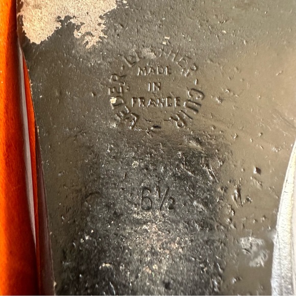 STEPHANE KELIAN Made in France Rust Orange Leather Flats * 6.5 UK | 8.5 - 9 US - Picture 12 of 13